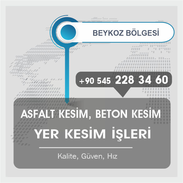 Beykoz Asfalt Kesim Beton Kesme ve Yer Kesme İşleri